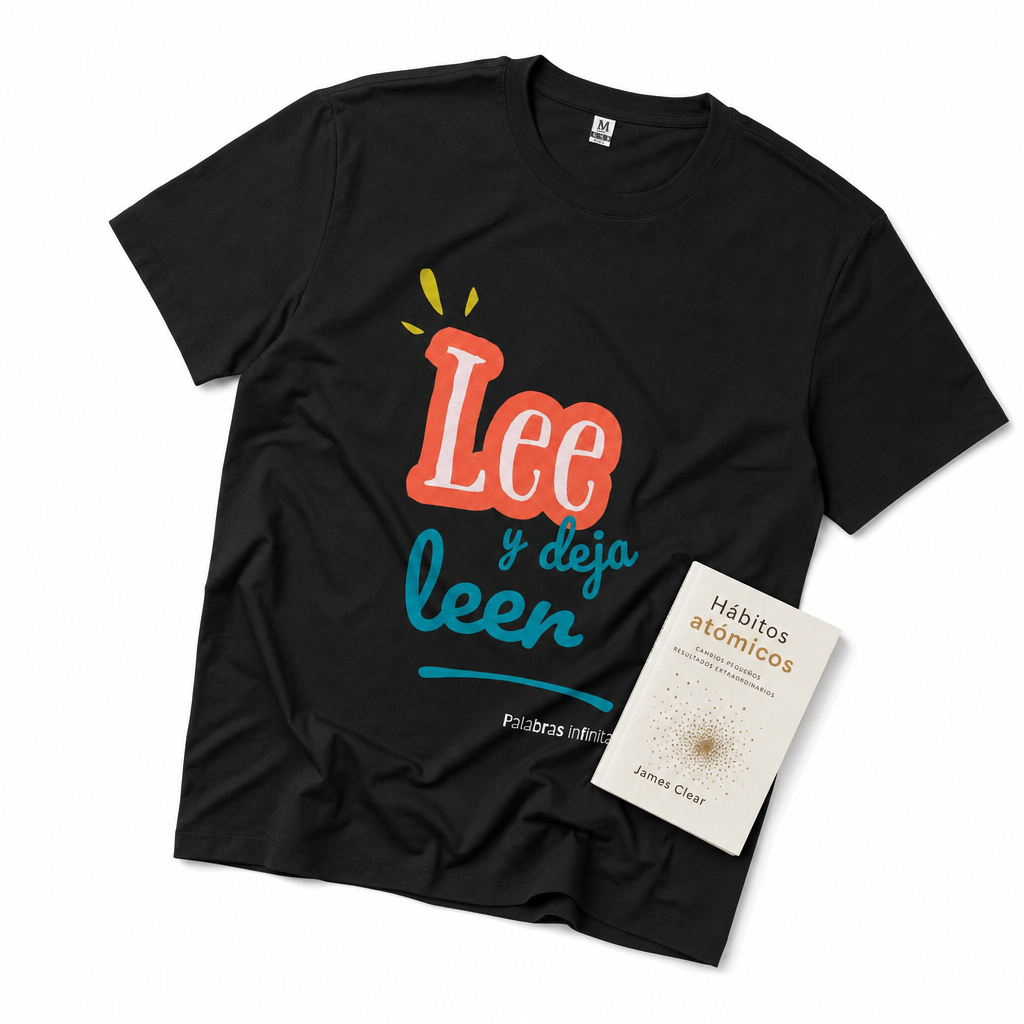 Camiseta Lee y deja leer
